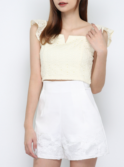 Sleeveless Eyelet Top 29971