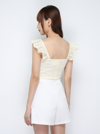 Sleeveless Eyelet Top 29971