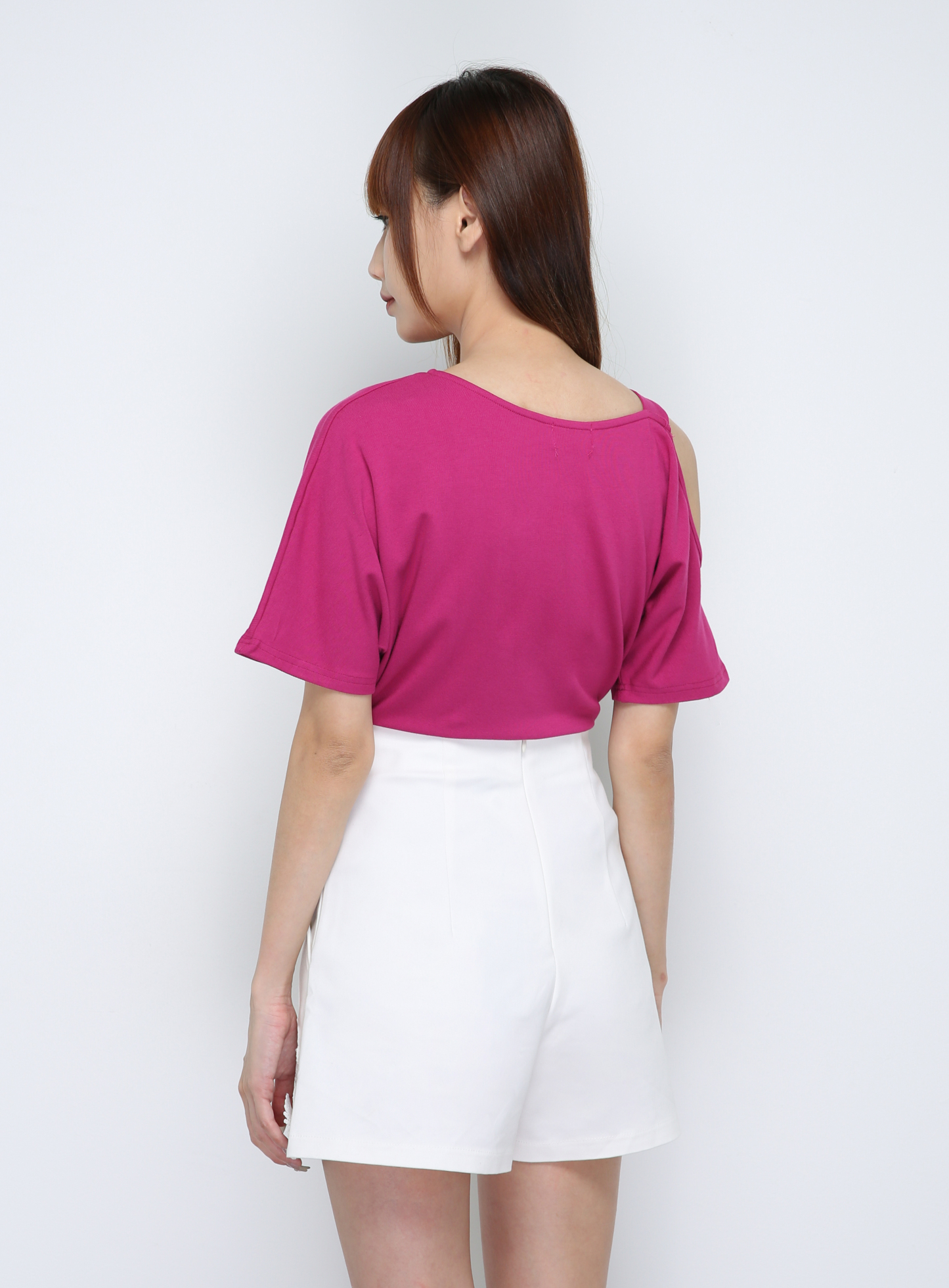 Shoulder Hole With Ruffles Top 29958
