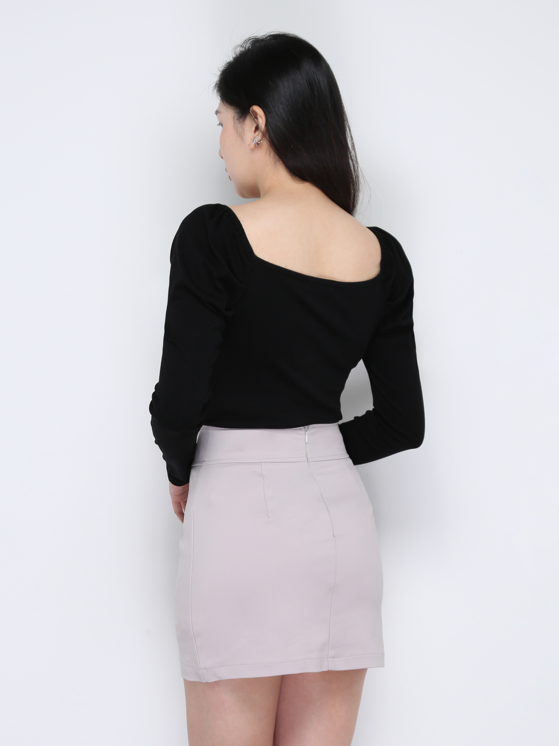 With Decorative Buckle Top 32426