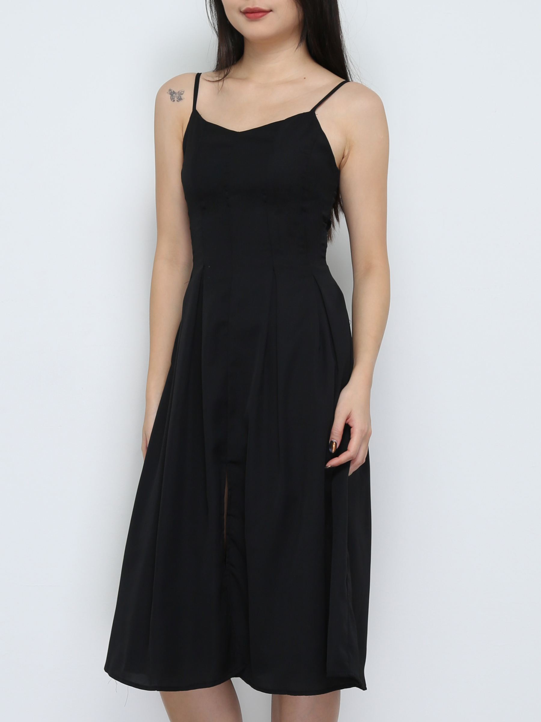 Sleeveless Waist Tie Up Dress 32222