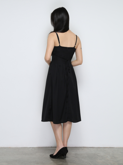 Sleeveless Waist Tie Up Dress 32222