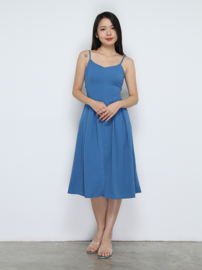 Sleeveless Waist Tie Up Dress 32222