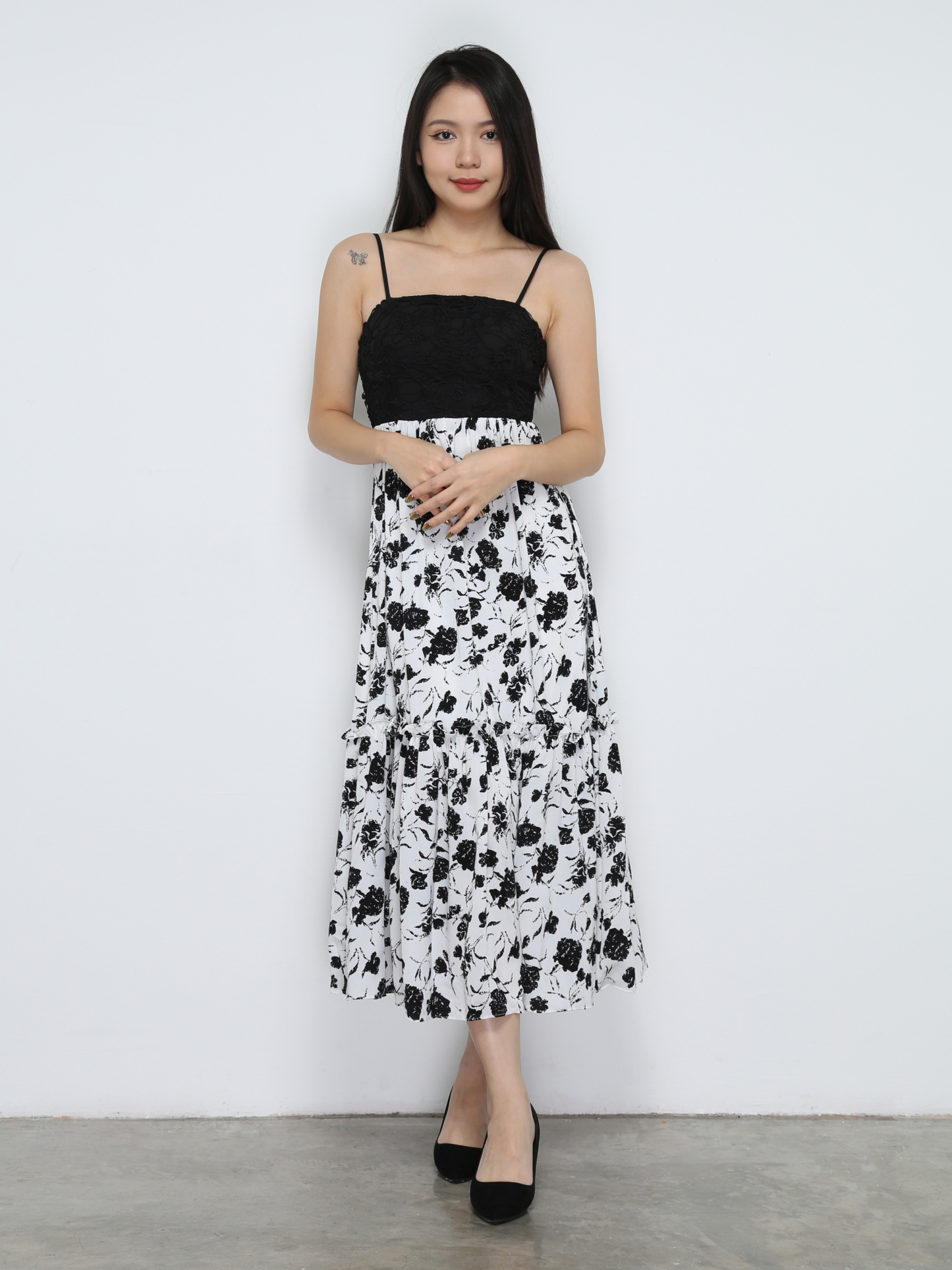 Lace Sleeveless Dress 32236