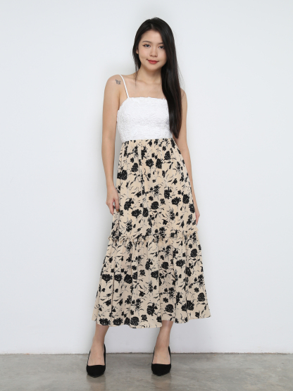 Lace Sleeveless Dress 32236