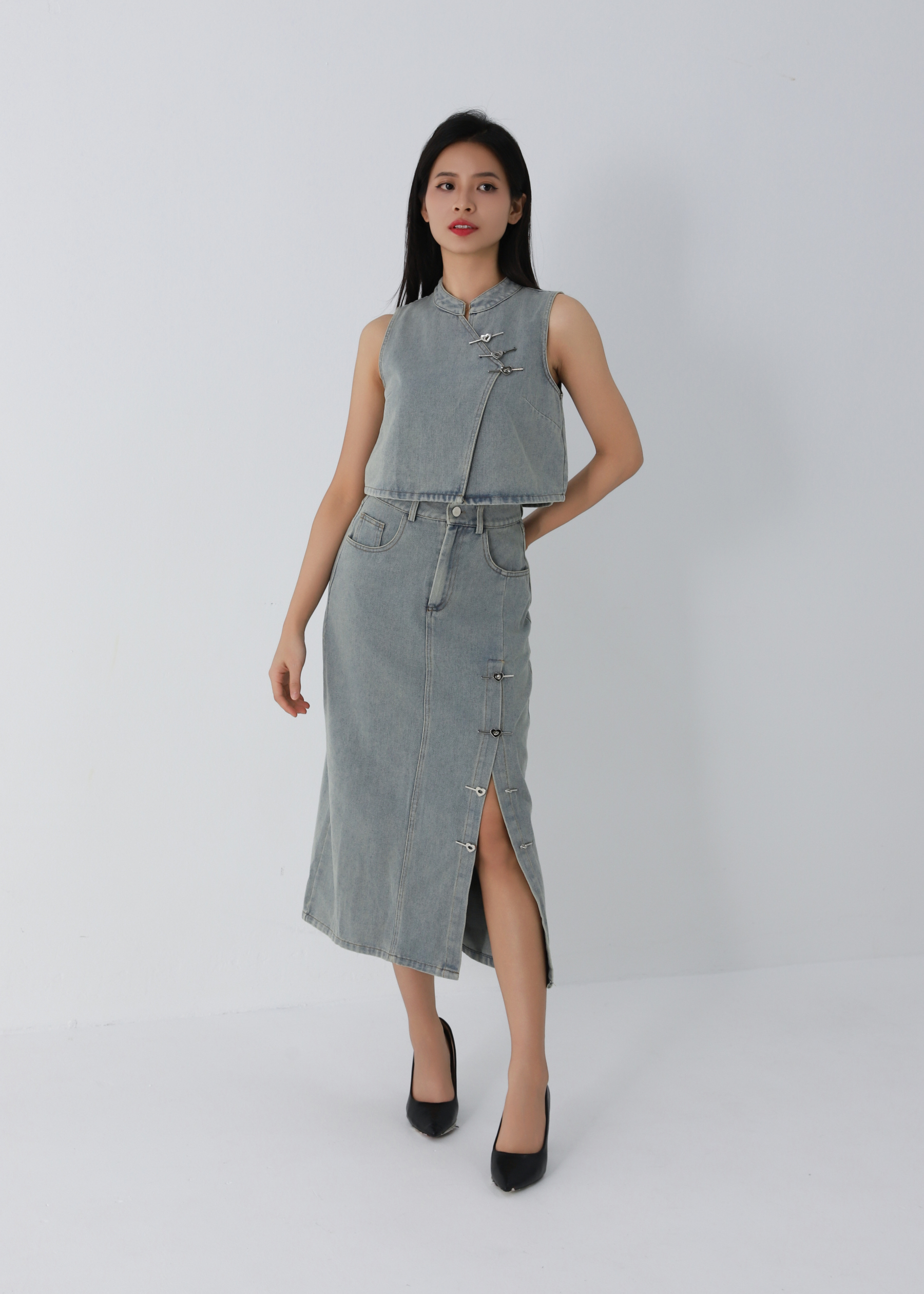 Denim New Year Wear Set DJ120