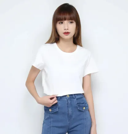 Short Sleeve Plain Top 28493