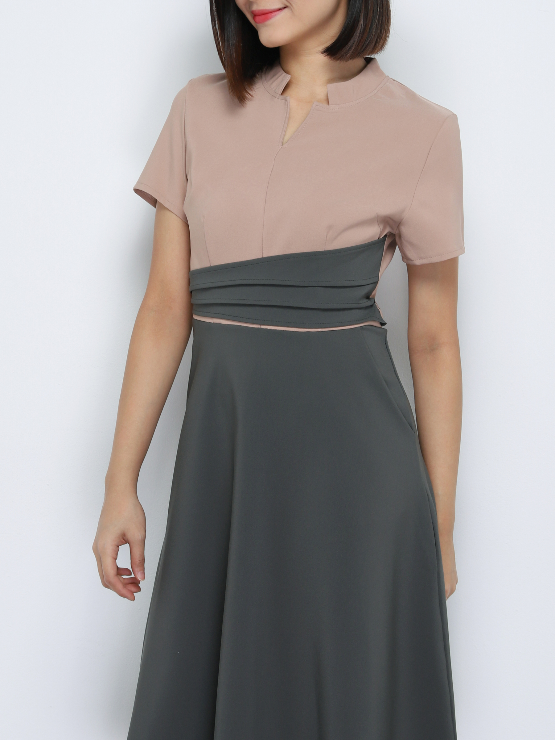 Formal Two Tone Wear Dress 34154