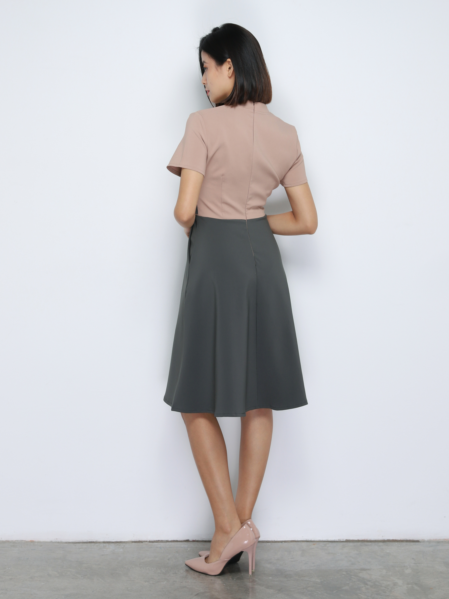 Formal Two Tone Wear Dress 34154