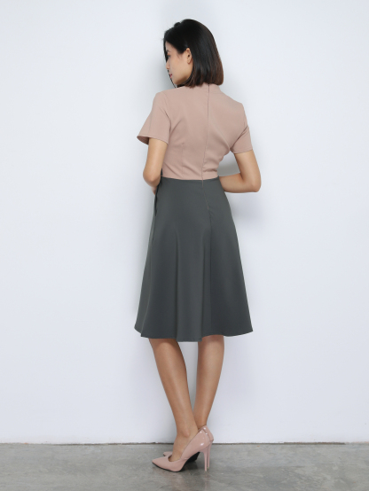 Formal Two Tone Wear Dress 34154