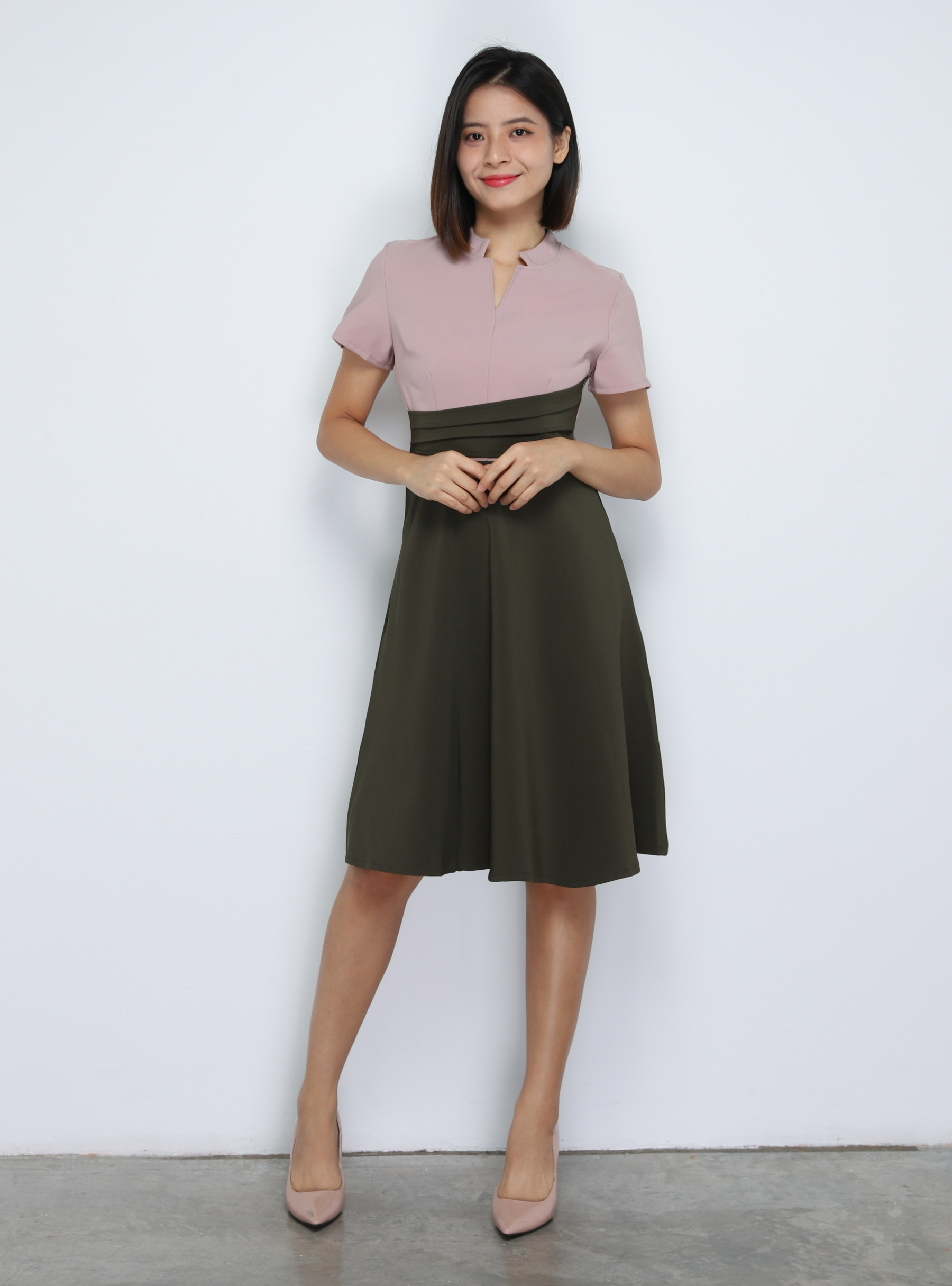 Formal Two Tone Wear Dress 34154