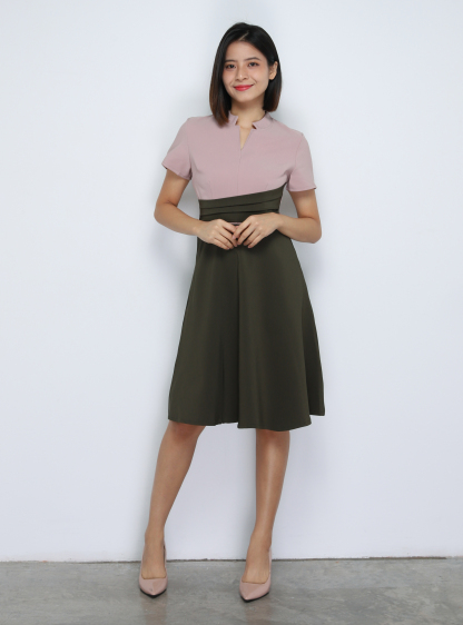 Formal Two Tone Wear Dress 34154