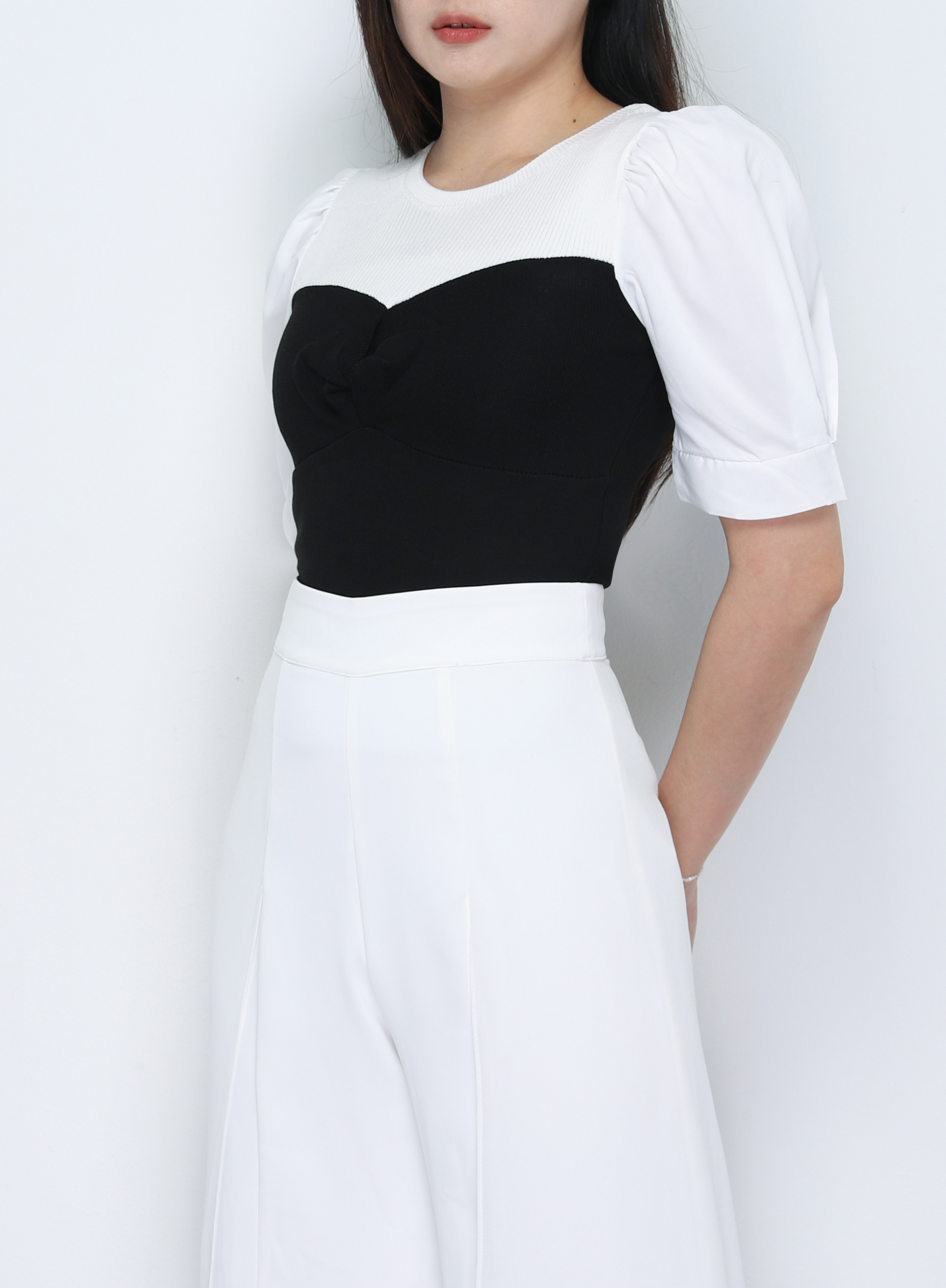 Fake Two Piece Top 34200