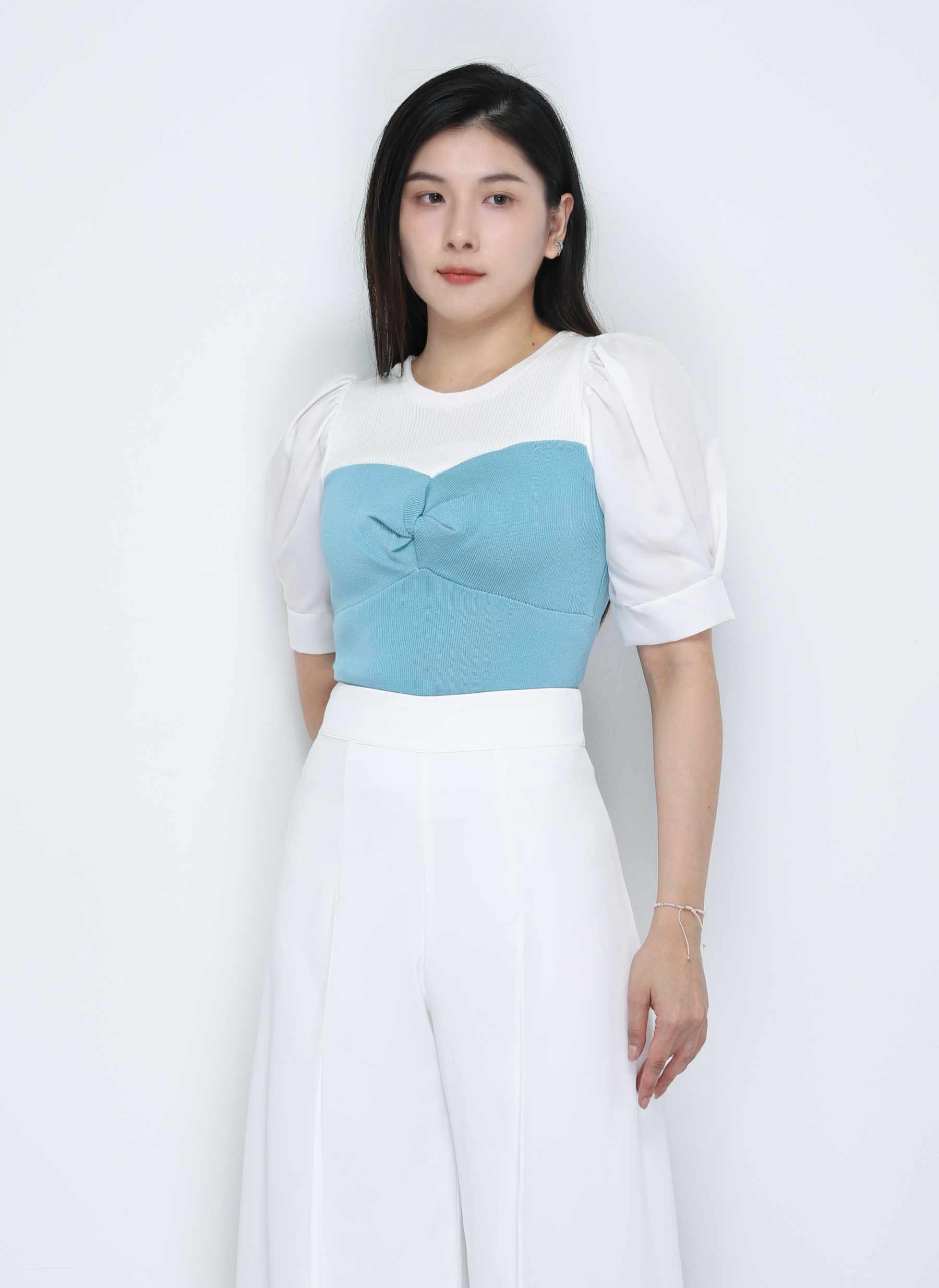 Fake Two Piece Top 34200