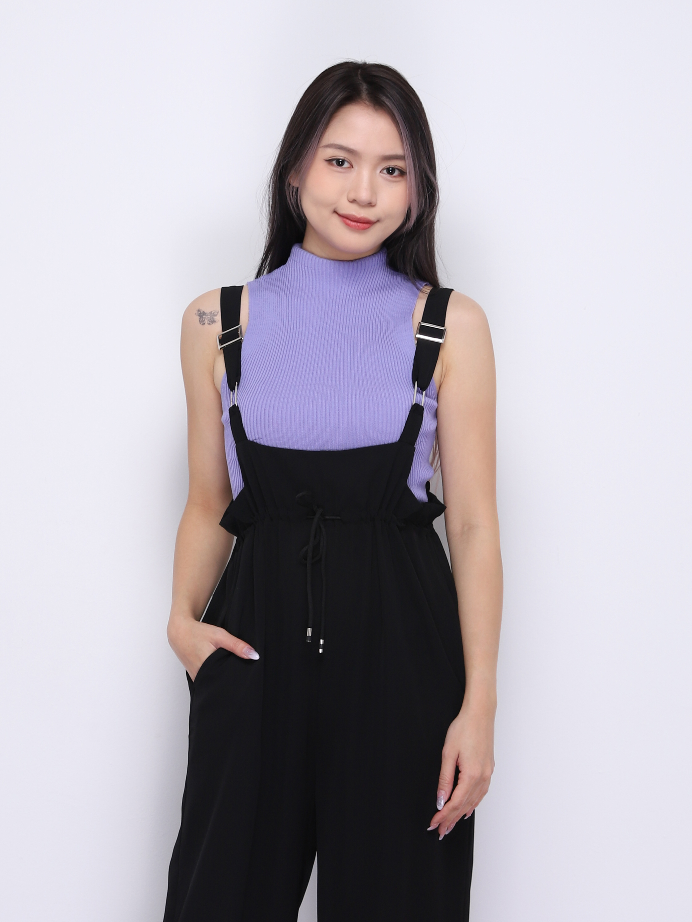 Knitted High Neck Sleeveless Top 33775