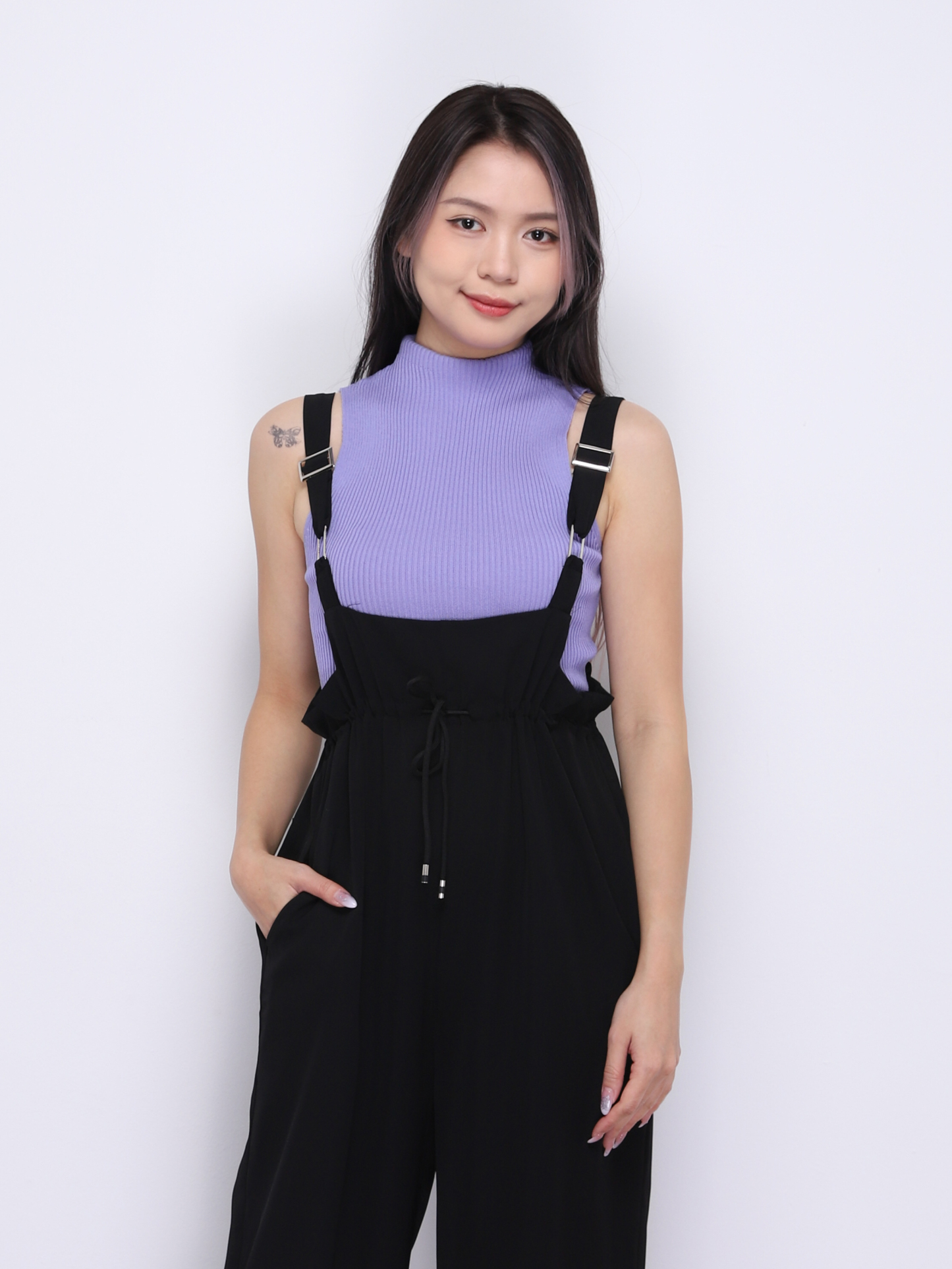 Knitted High Neck Sleeveless Top 33775