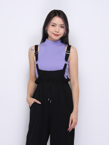 Knitted High Neck Sleeveless Top 33775