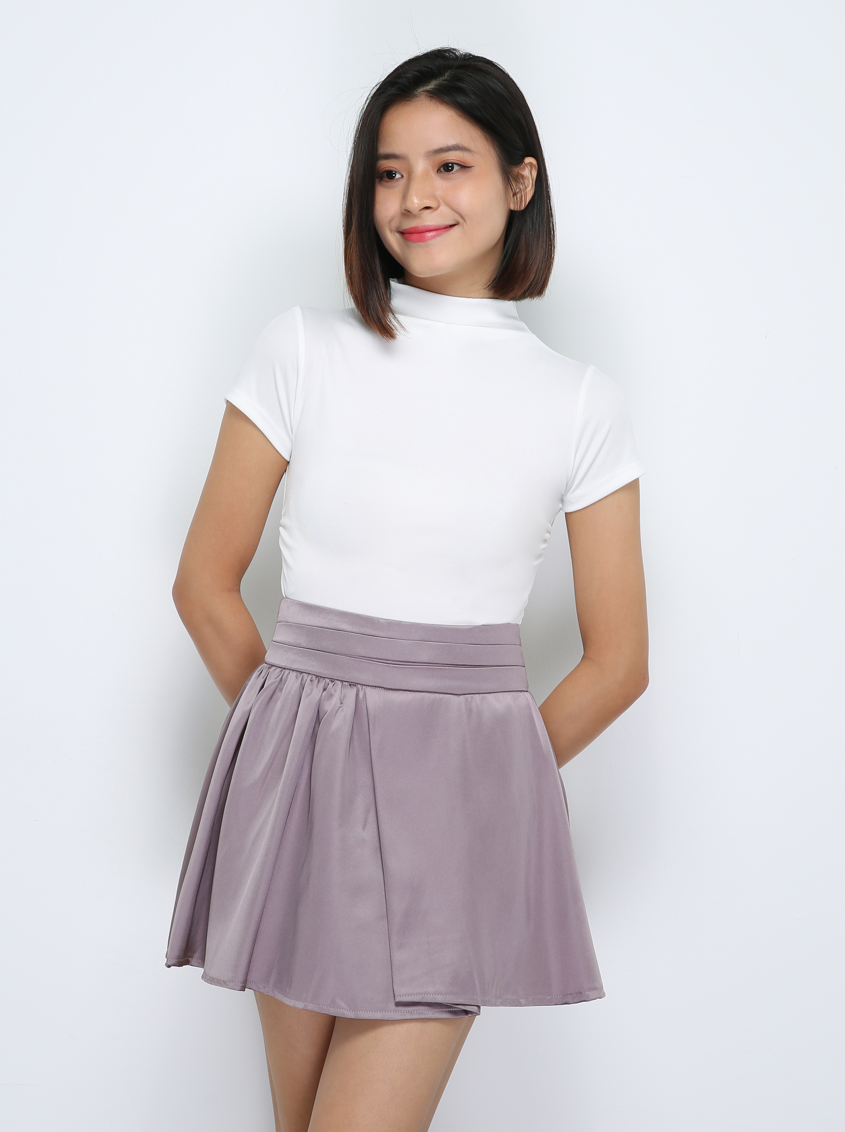 Satin Skirt Pants 33948