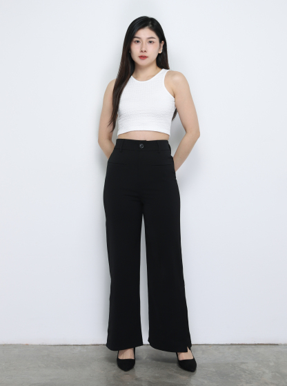 Side Split Long Pants 33895