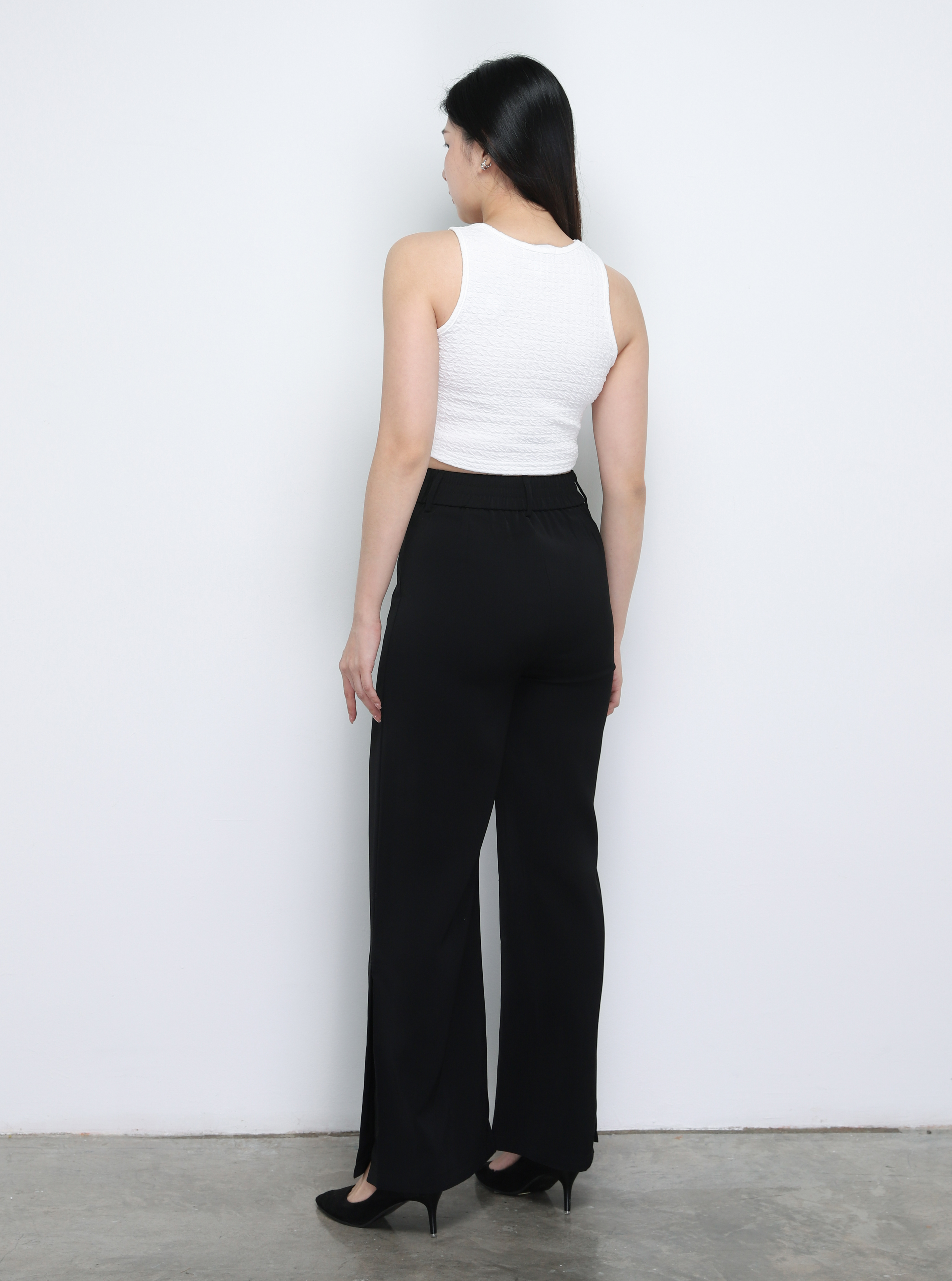 Side Split Long Pants 33895