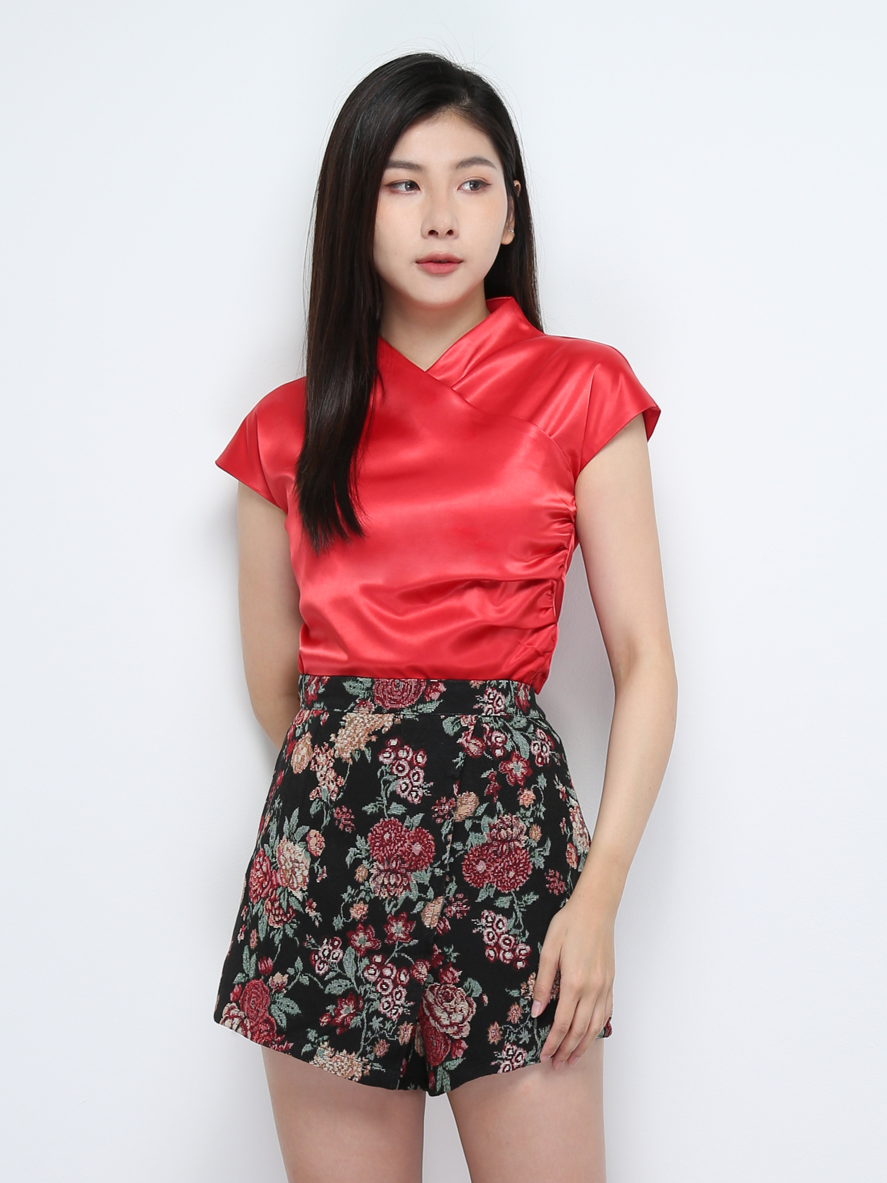 Flower Print Skirt Pant 30131 (SPO)