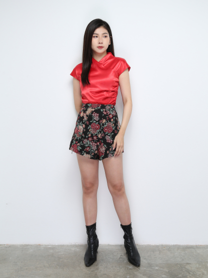 Flower Print Skirt Pant 30131 (SPO)