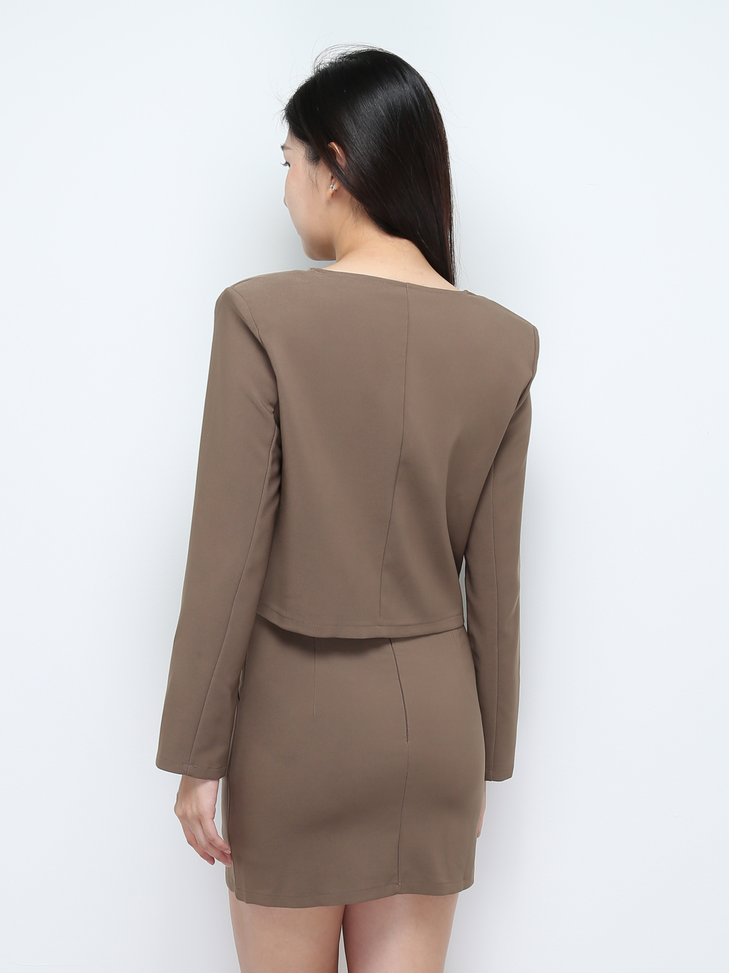 Formal Top With Skirt Set 28655