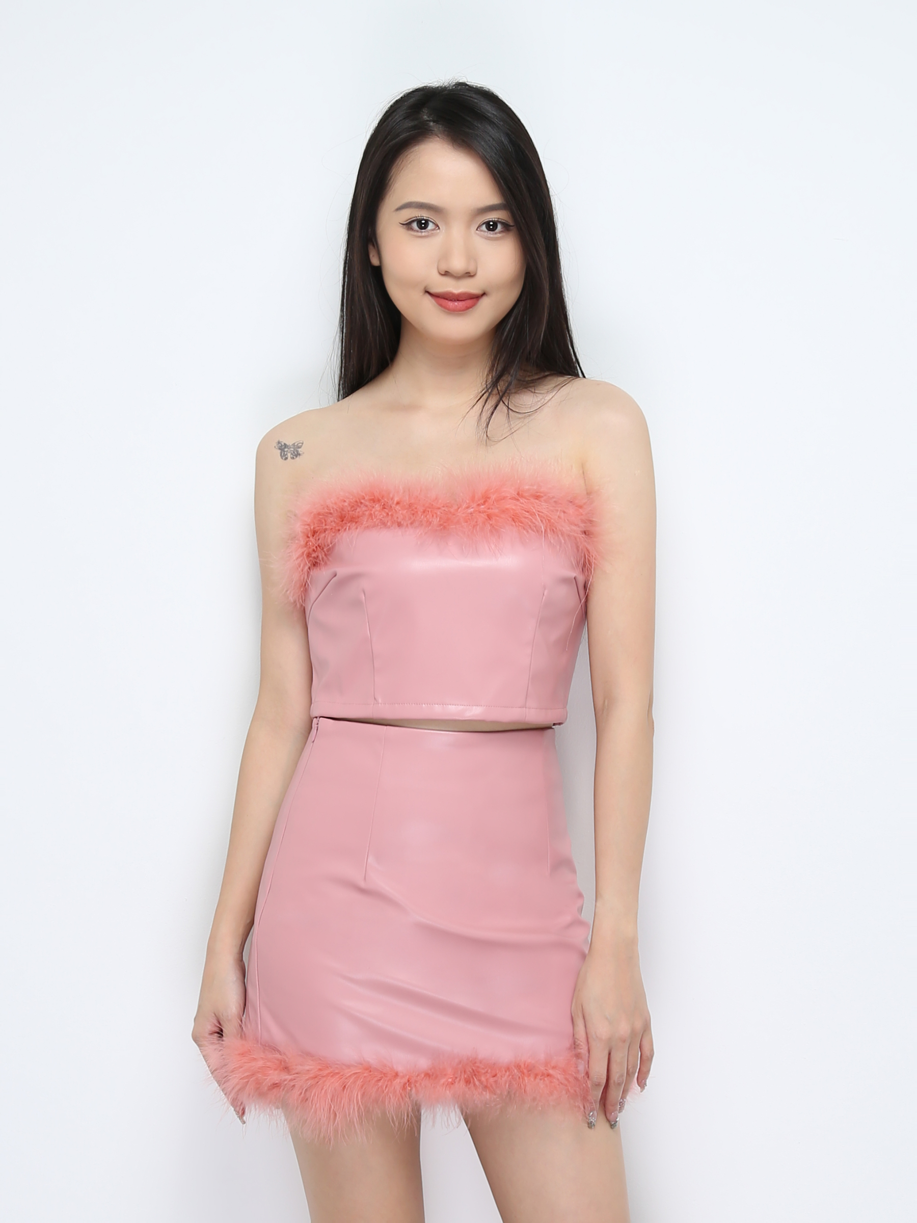 Leather With Fur Set 29940 (SPO)