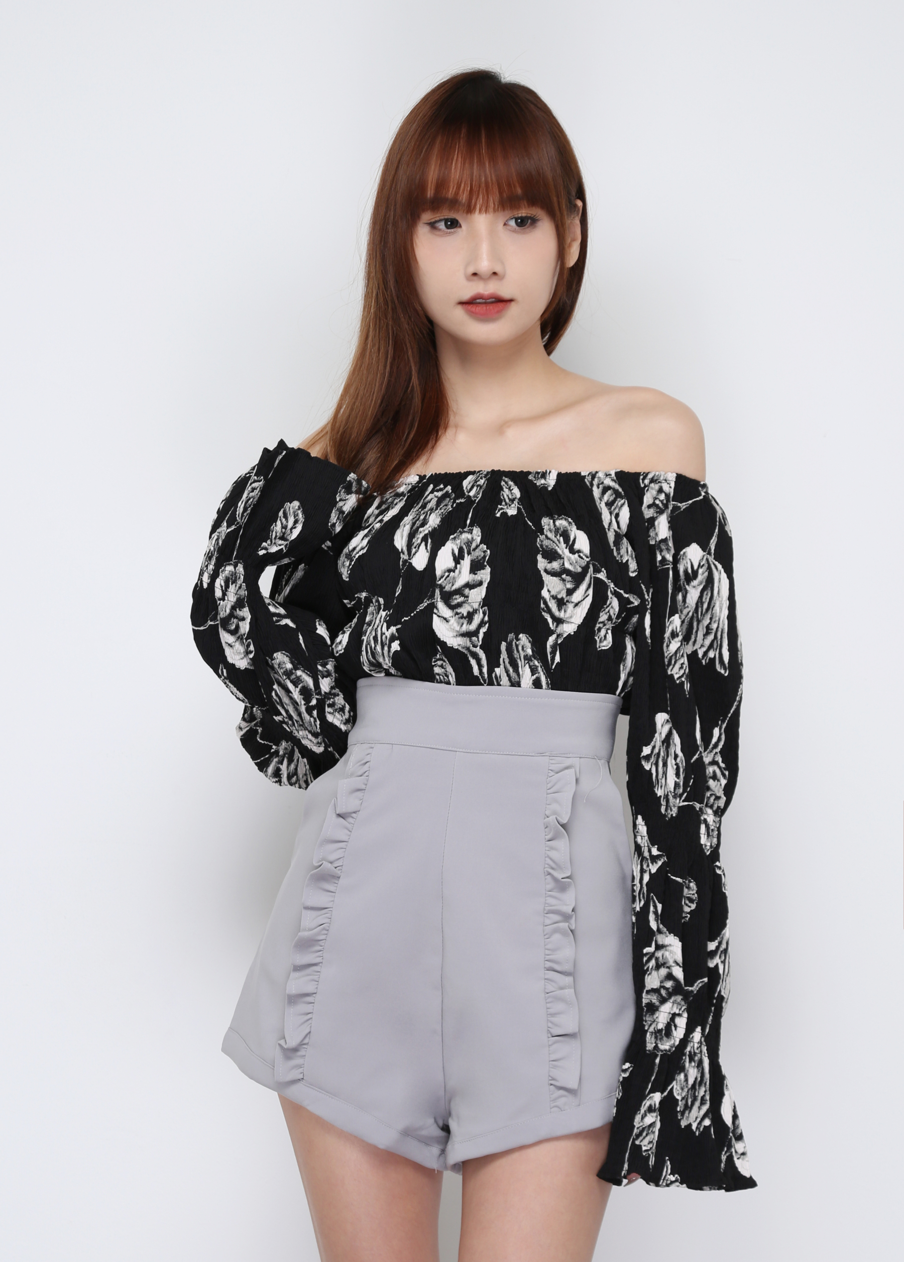 Long Sleeve Off Shoulder Top 29900