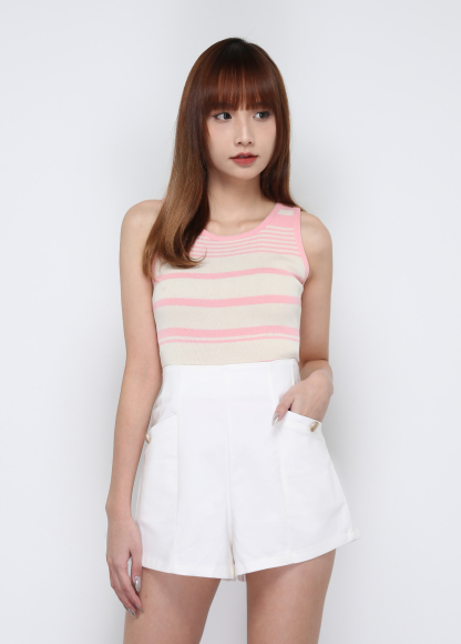 Front Pocket Pleated Short Pant 29908