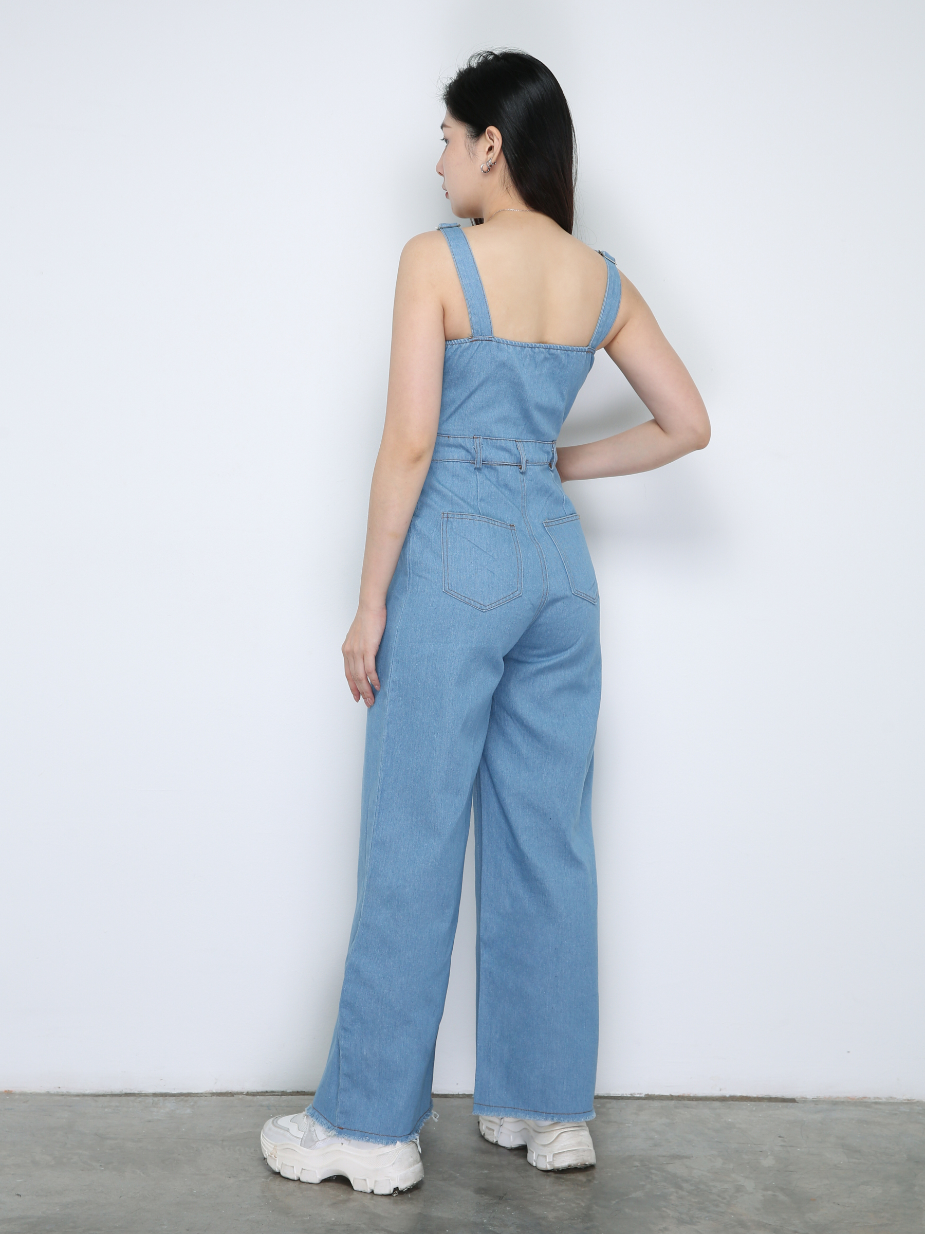 Denim JumpSuit 33782