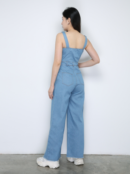 Denim JumpSuit 33782