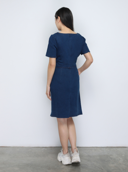 Denim Puff Sleeve Sets 18852