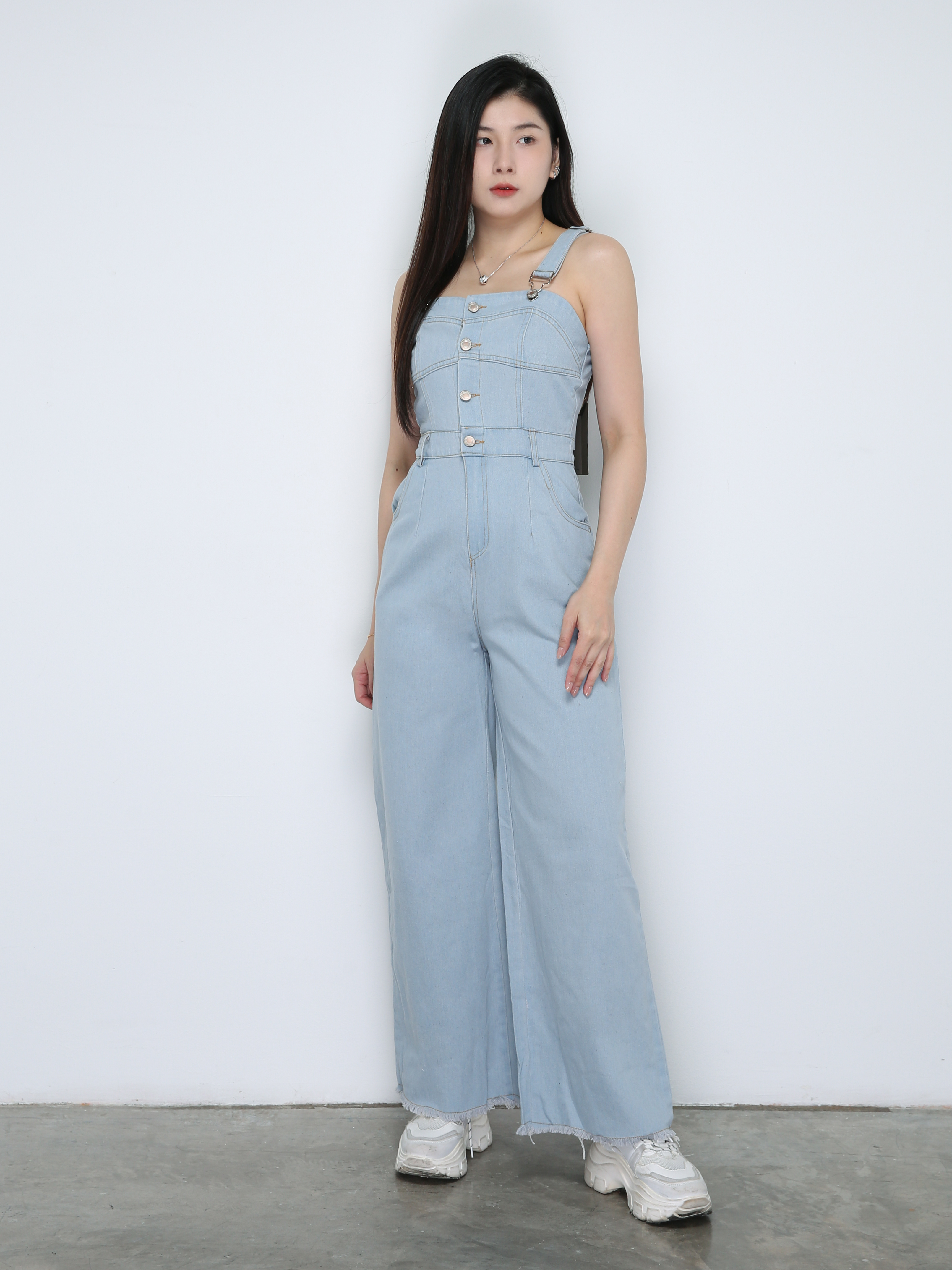 Denim JumpSuit 33782