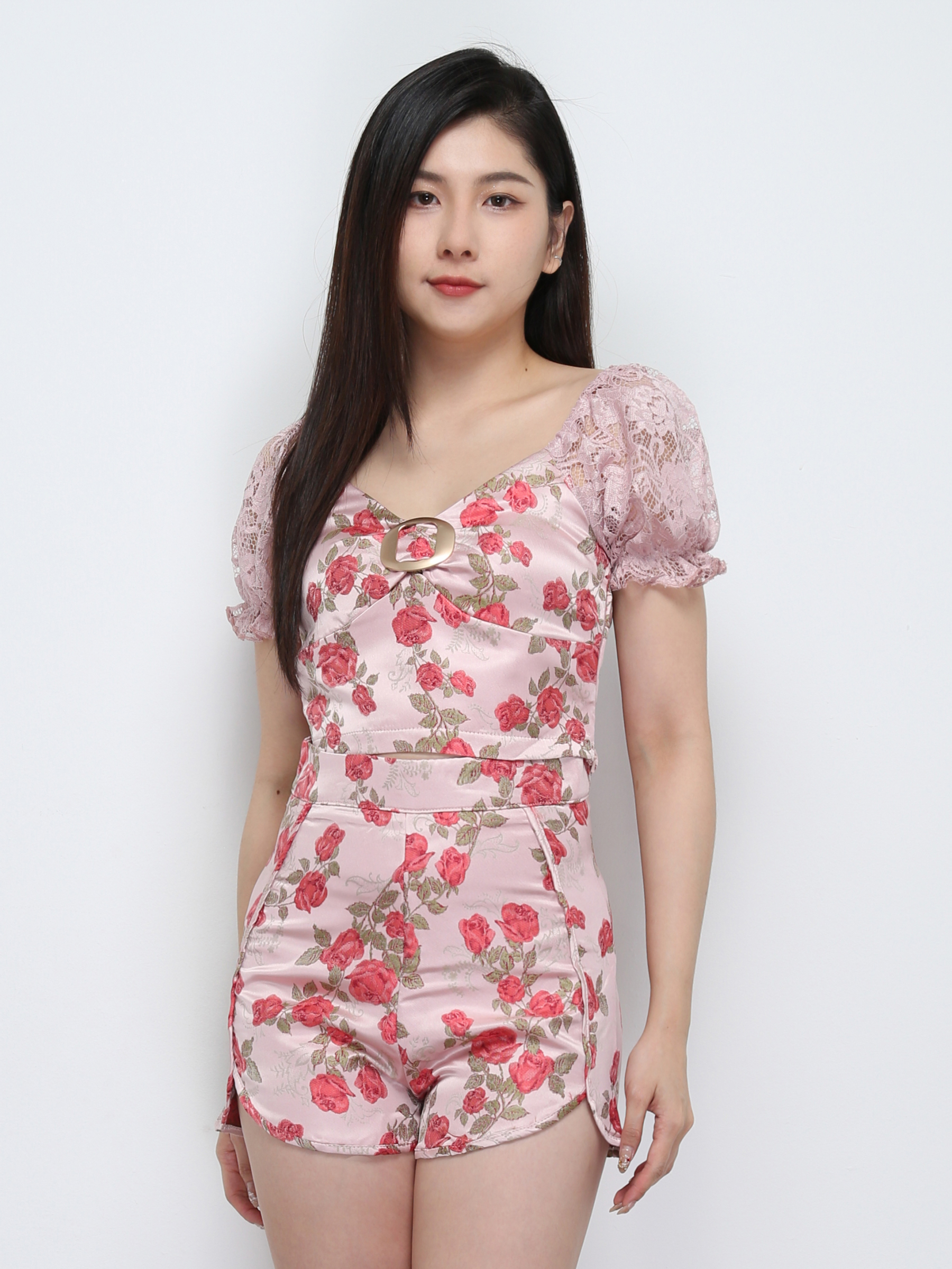 Floral With Lace Set 29331