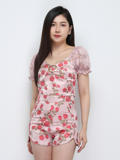 Floral With Lace Set 29331