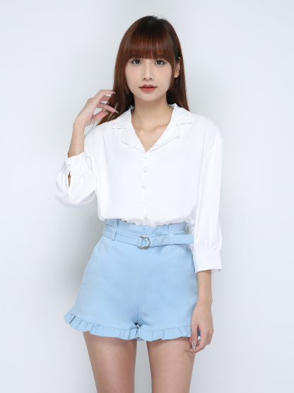 High Waist A Line Short Pants 18170