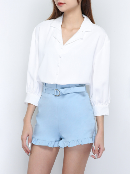 High Waist A Line Short Pants 18170
