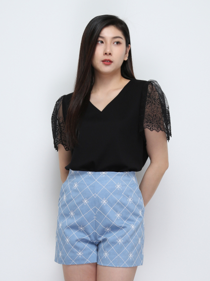 High Waist Short Pants 29276