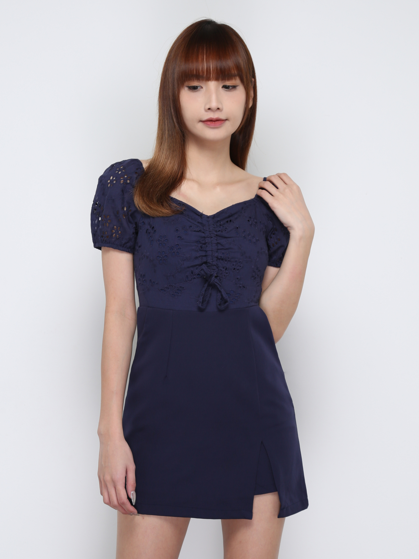 Short SLeeve Back Zip Dress 29901