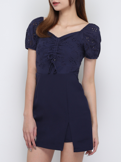 Short SLeeve Back Zip Dress 29901