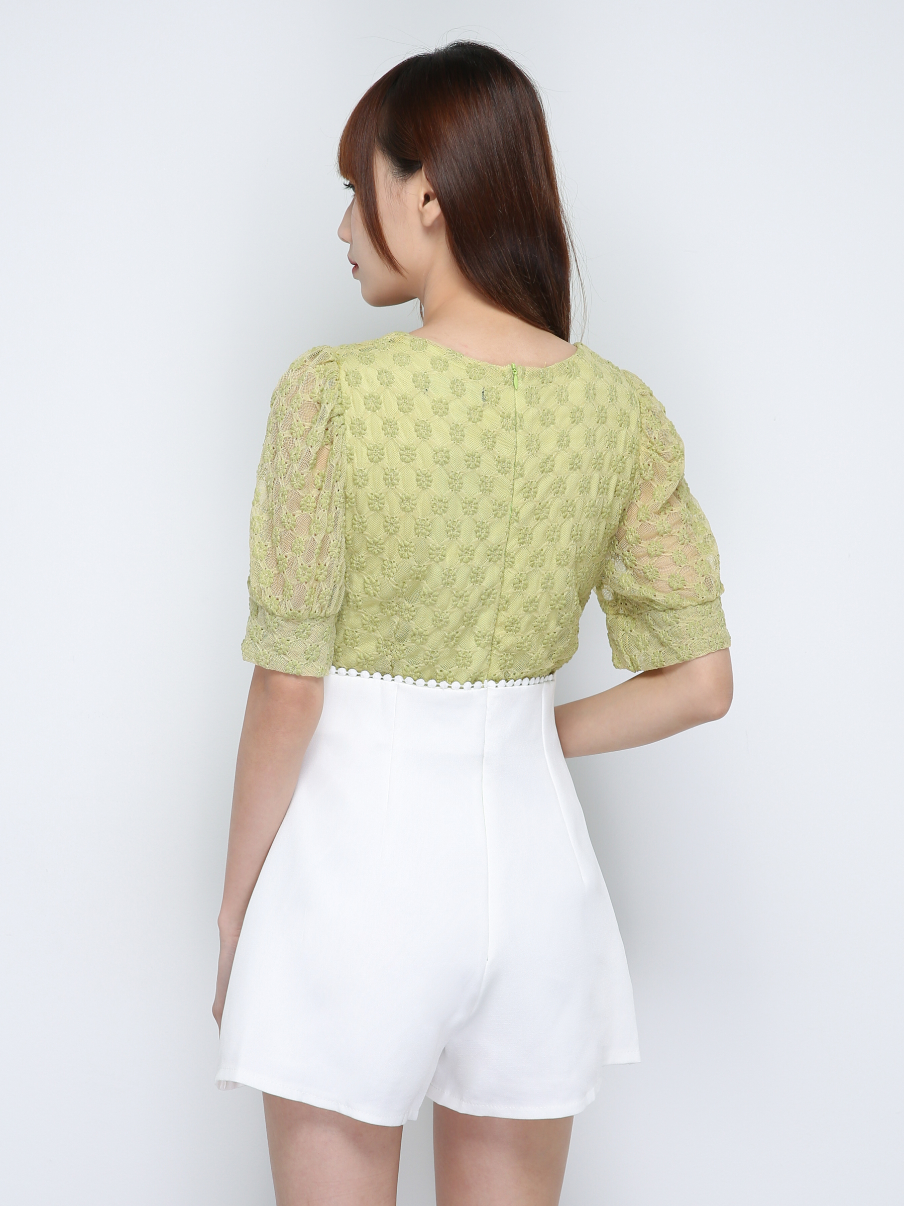 Two Tone Lace Jumpsuit 18733