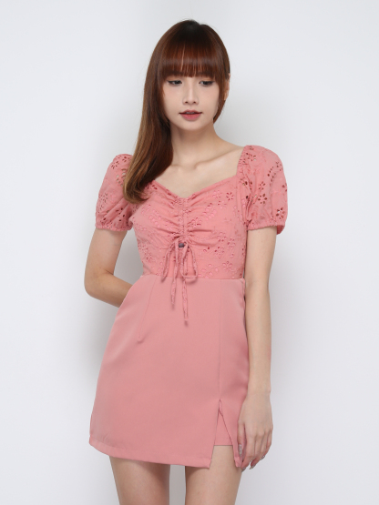 Short SLeeve Back Zip Dress 29901