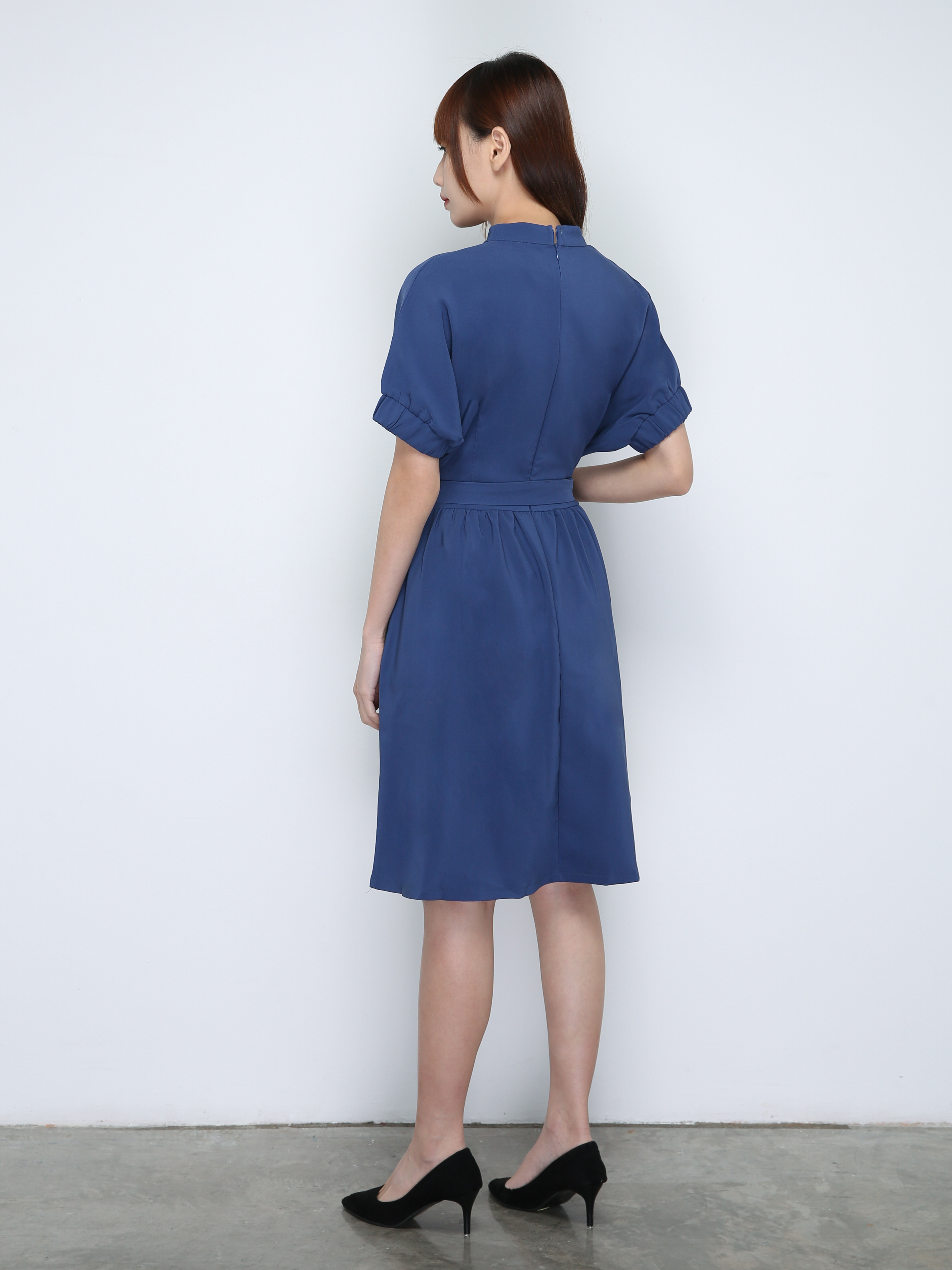 Batman Sleeve With Front Button Dress 18729