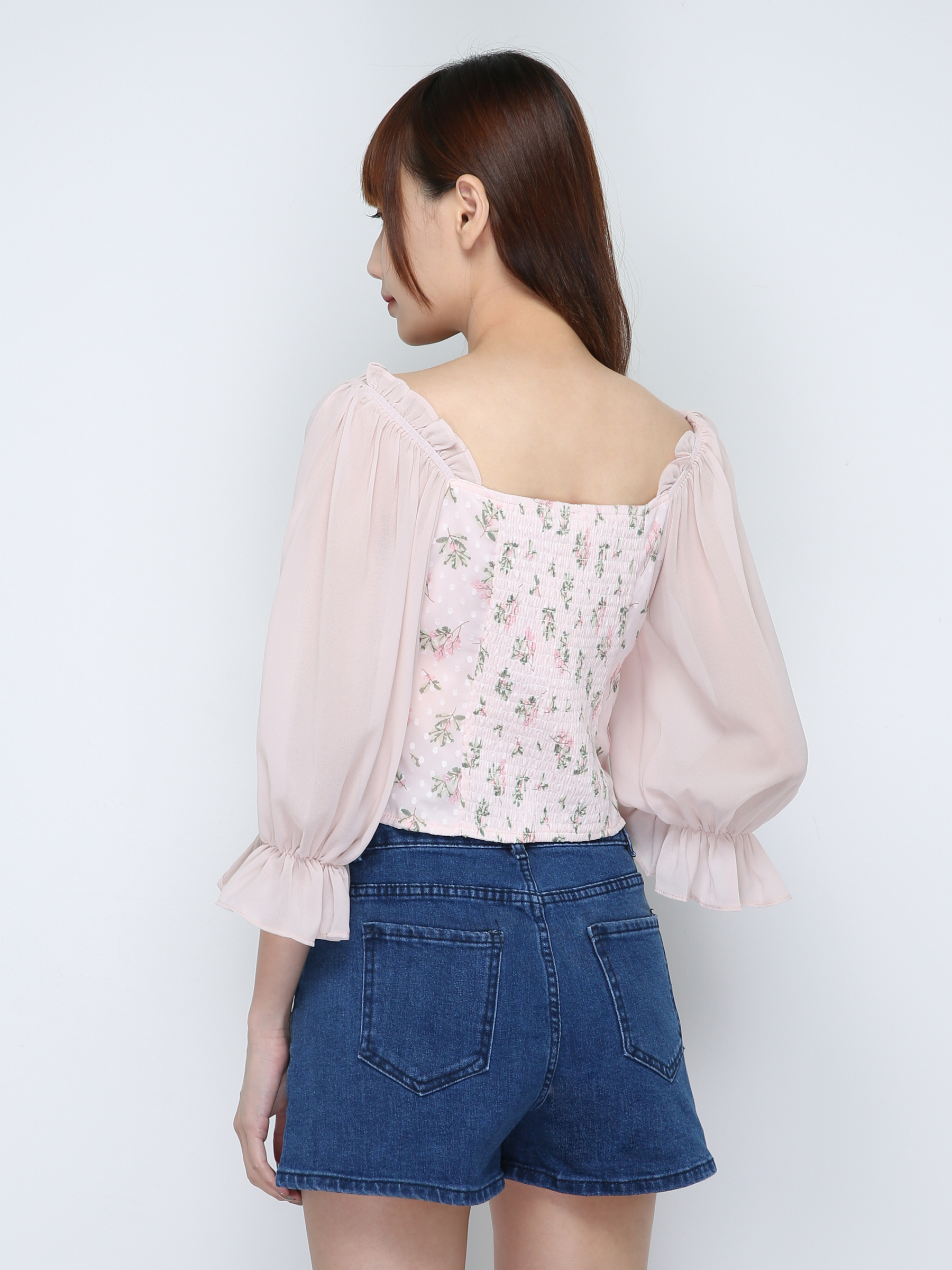 Floral Chiffon Top 18618