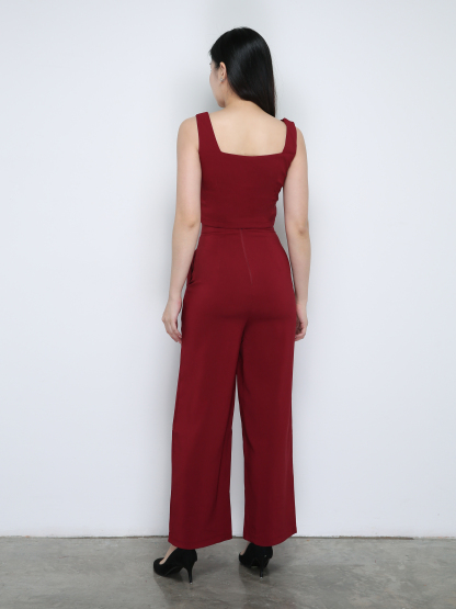 Floral Sleeveless Plain Sets 18862