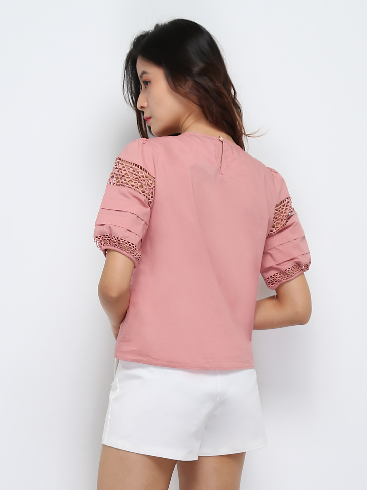 Front Pocket Short Pant With Belt 29339