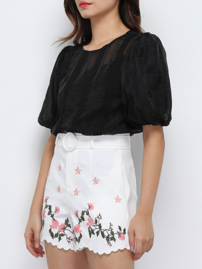 Puff Sleeve Top 29278