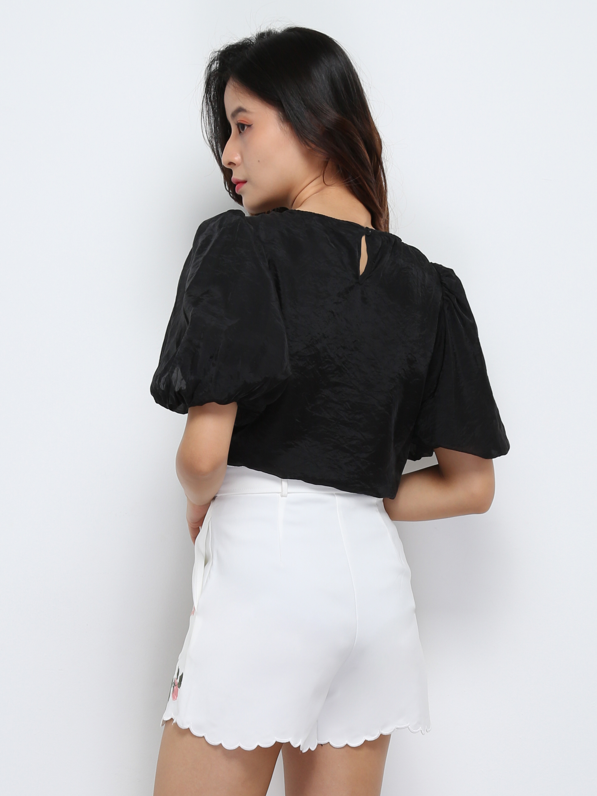 Floral With Belt Short Pants 29296