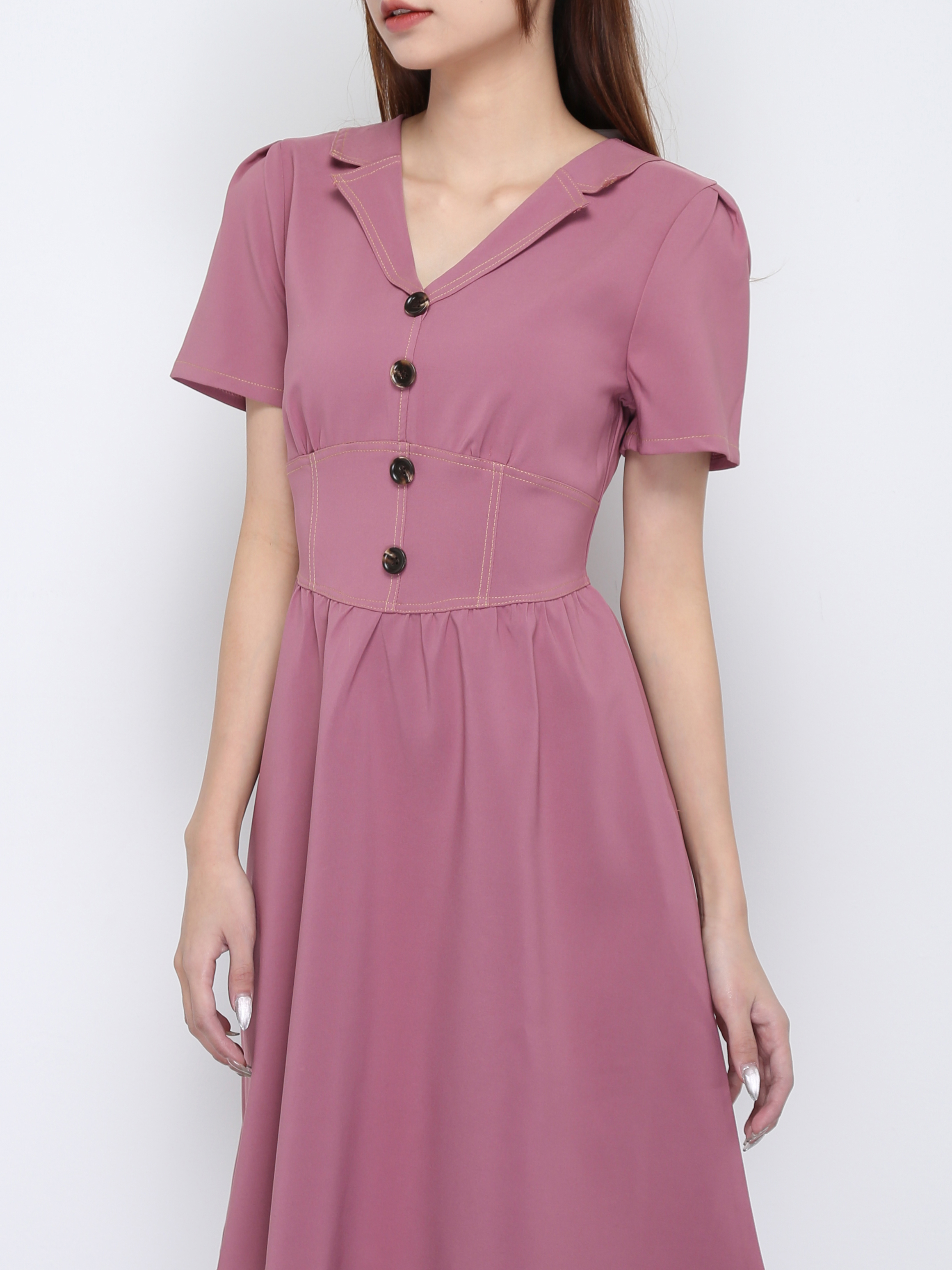 Short Sleeve Dress 10056